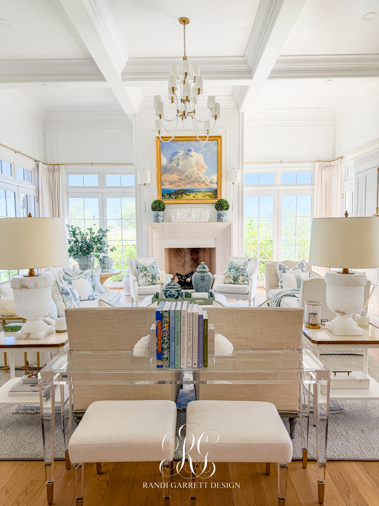 Simple Summer Styling in Our Family Room