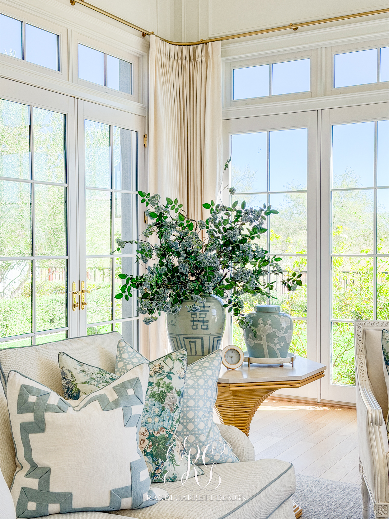 Simple Summer Styling in Our Family Room
