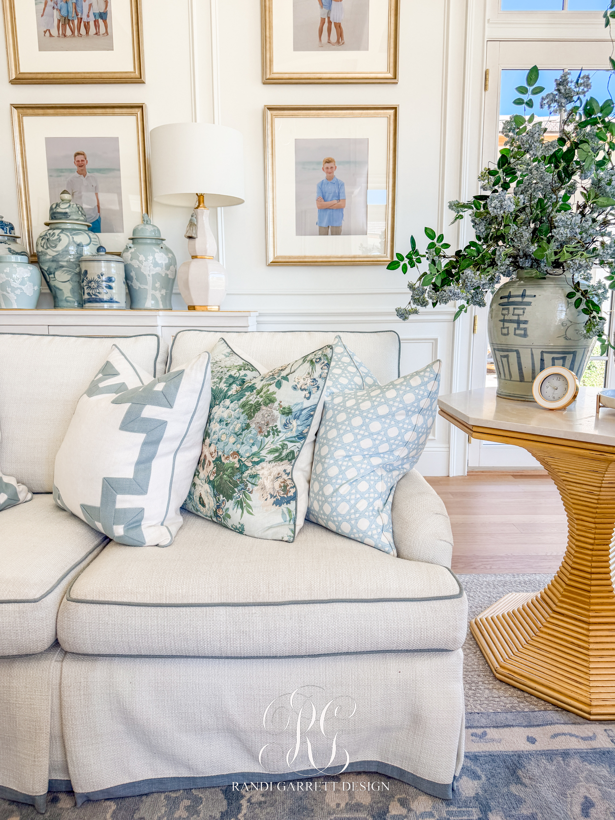 Simple Summer Styling in Our Family Room